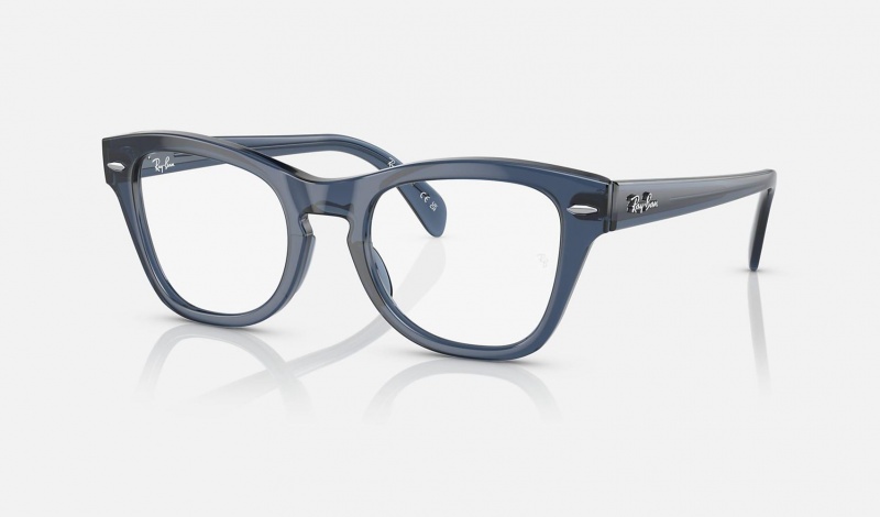 Ray Ban RB0707 Optics Men\'s Eyeglasses Blue | 76952-SETQ