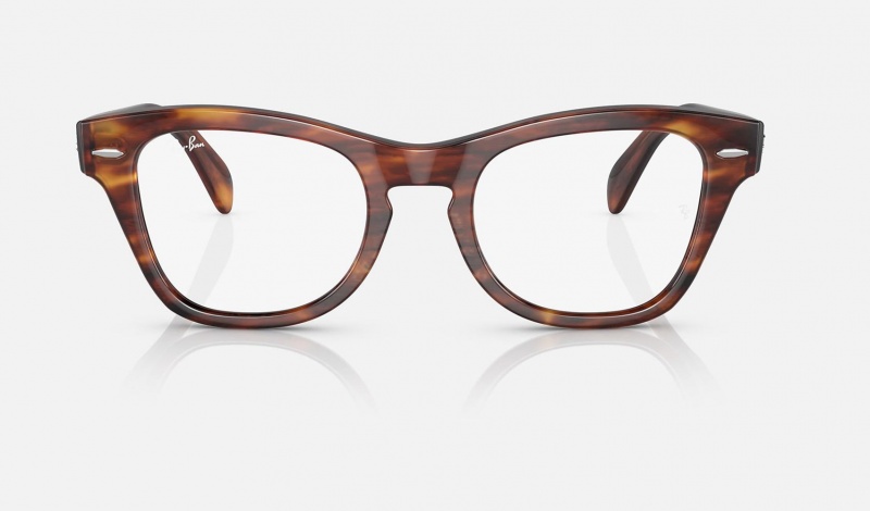 Ray Ban RB0707 Optics Men's Eyeglasses Brown | 48793-KMFI