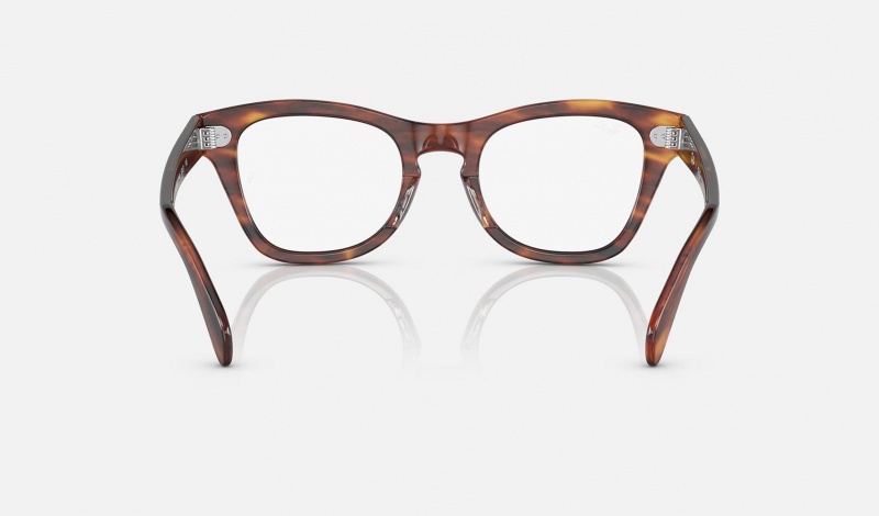 Ray Ban RB0707 Optics Men's Eyeglasses Brown | 48793-KMFI