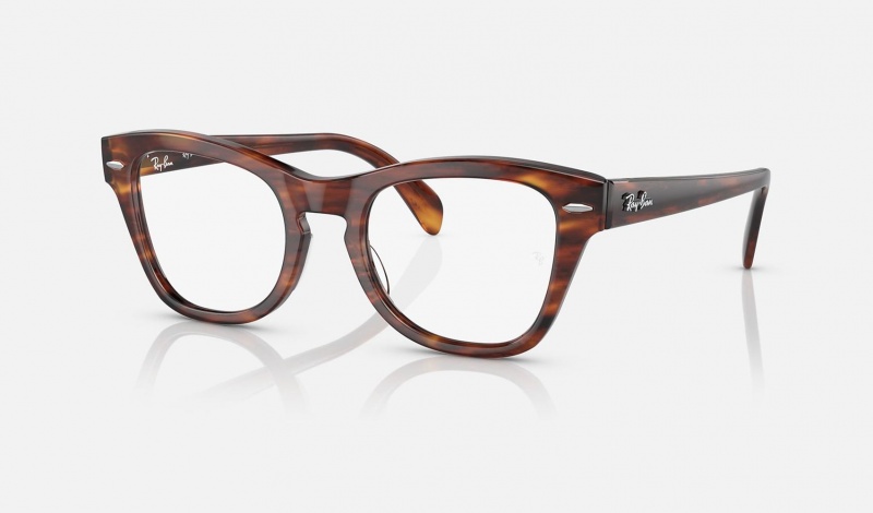 Ray Ban RB0707 Optics Men\'s Eyeglasses Brown | 48793-KMFI