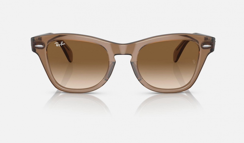 Ray Ban RB0707s Men's Sunglasses Brown | 62918-IGSD