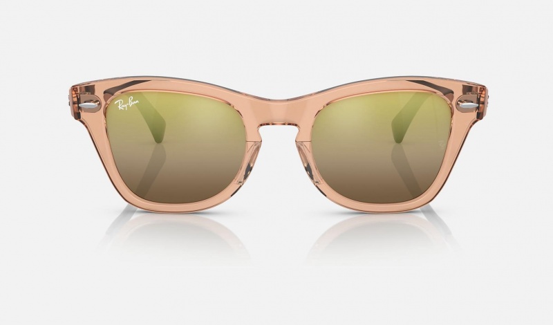 Ray Ban RB0707sm Women's Sunglasses Gold | 19867-OETS