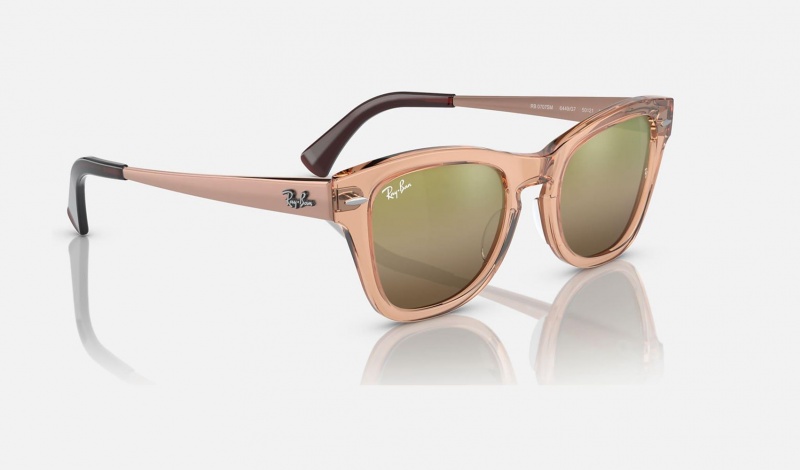 Ray Ban RB0707sm Women's Sunglasses Gold | 19867-OETS