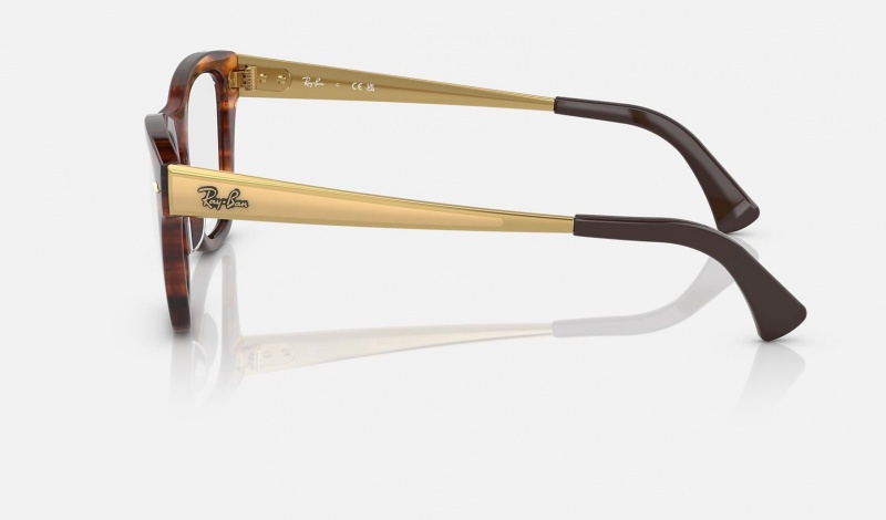 Ray Ban RB0707vm Optics Men's Eyeglasses Gold | 14305-EGVY