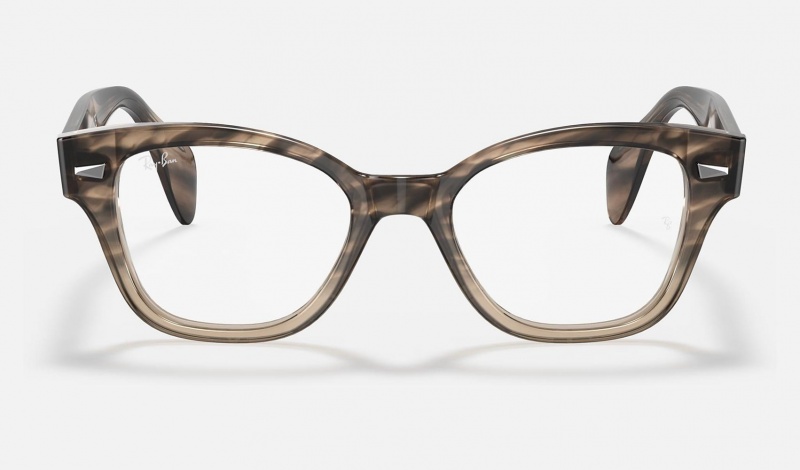 Ray Ban RB0880 Optics Men's Eyeglasses Brown | 02317-UVCL