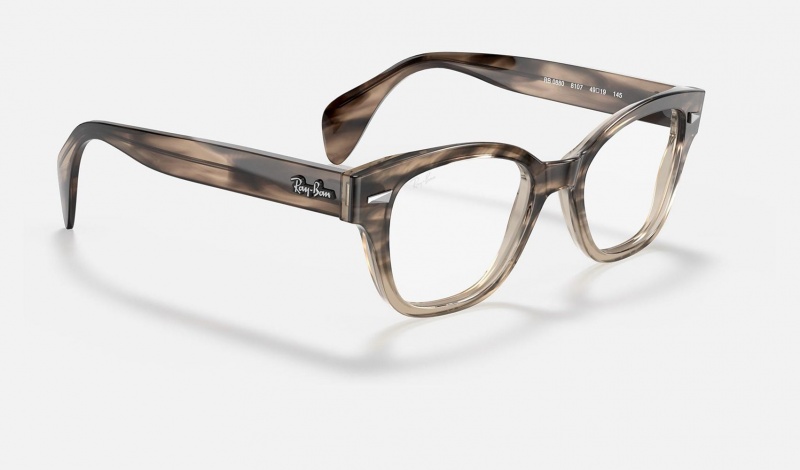 Ray Ban RB0880 Optics Men's Eyeglasses Brown | 02317-UVCL