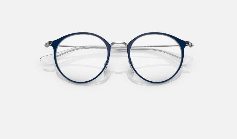 Ray Ban RB1053 Optics Kids' Eyeglasses Blue | 08916-FNOY