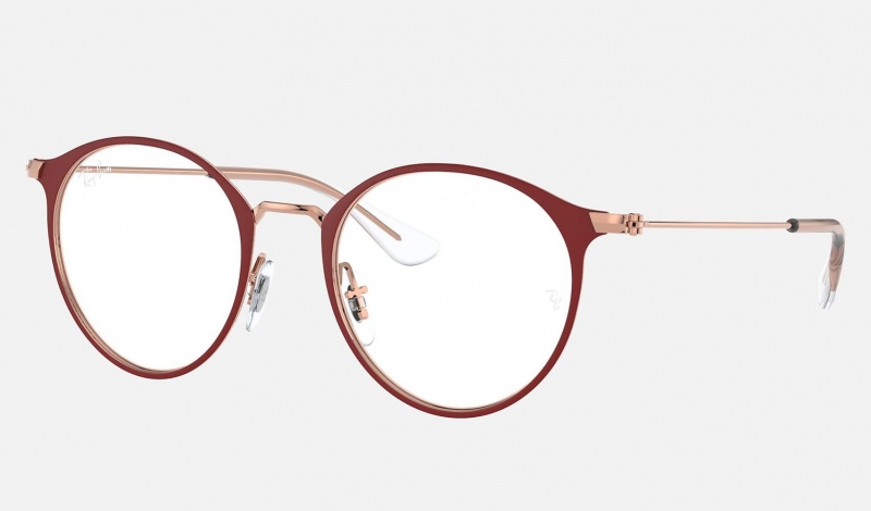 Ray Ban RB1053 Optics Kids' Eyeglasses Burgundy | 53680-IUQF