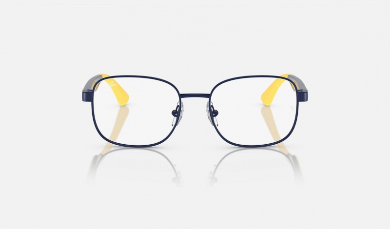 Ray Ban RB1059 Optics Bio-based Kids' Eyeglasses Blue | 02496-BSZR