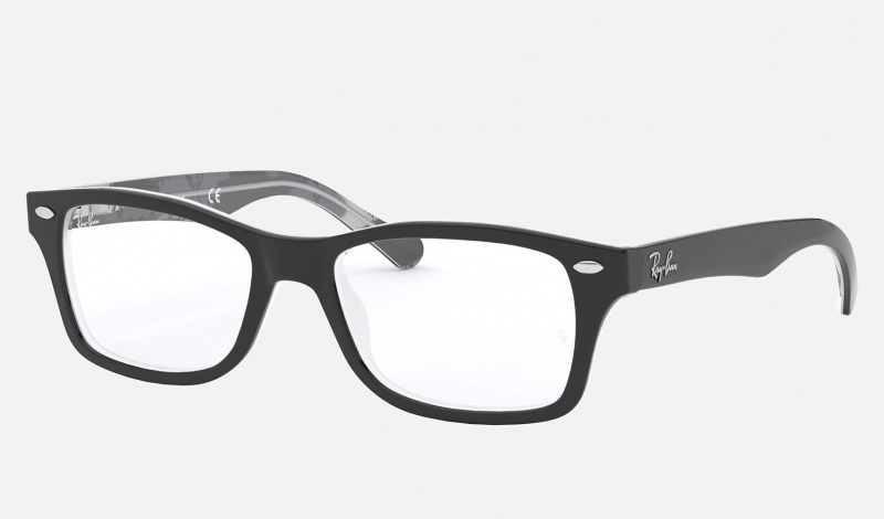 Ray Ban RB1531 Optics Kids' Eyeglasses Black | 06951-WPKO