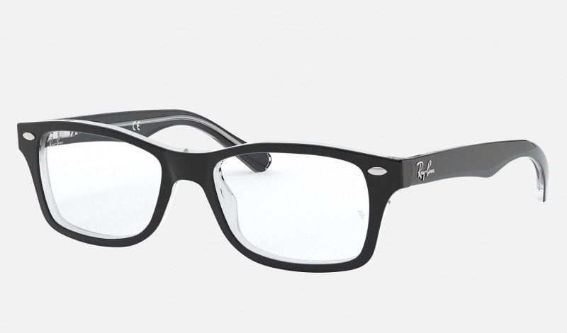 Ray Ban RB1531 Optics Kids' Eyeglasses Black | 89714-UYWC