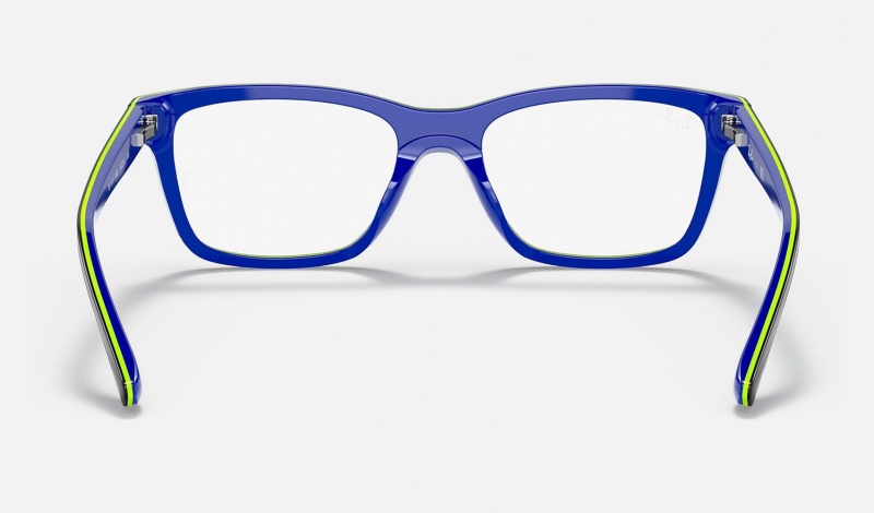 Ray Ban RB1536 Optics Kids' Eyeglasses Blue | 81529-LRMD