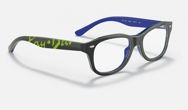 Ray Ban RB1544 Optics Kids' Eyeglasses Blue | 67509-BIHW