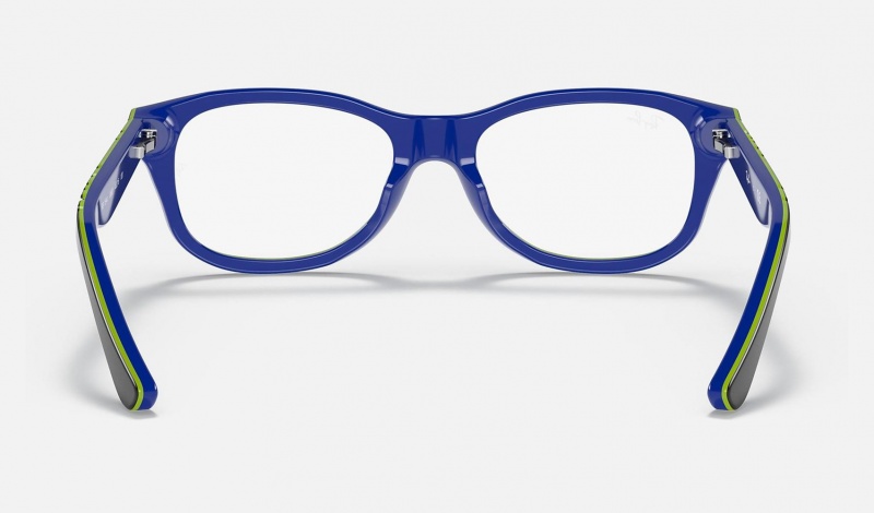 Ray Ban RB1544 Optics Kids' Eyeglasses Blue | 67509-BIHW