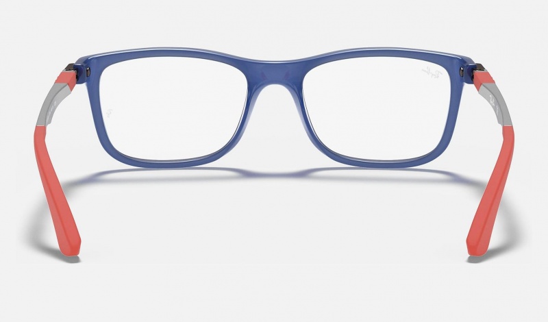 Ray Ban RB1549 Optics Kids' Eyeglasses Blue | 50174-AUBH