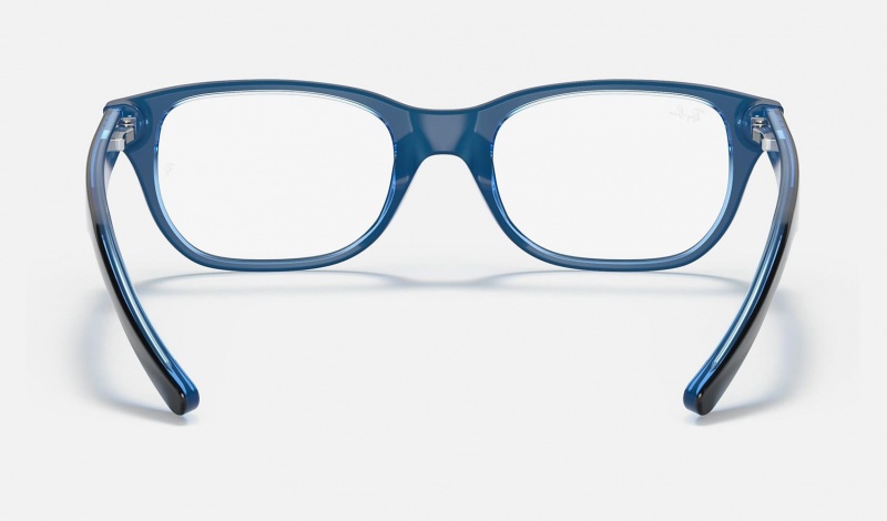 Ray Ban RB1555 Optics Kids' Eyeglasses Blue | 56237-HJUI