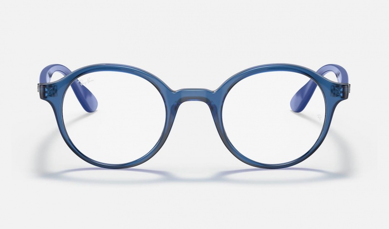 Ray Ban RB1561 Optics Kids' Eyeglasses Blue | 70832-RLPQ