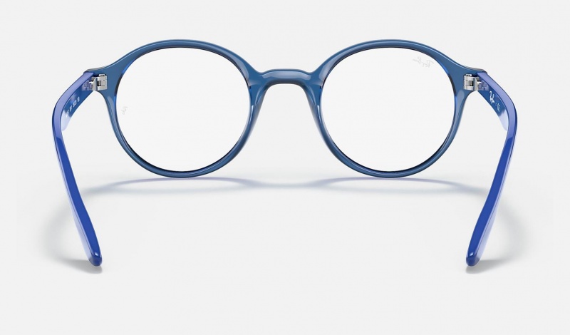 Ray Ban RB1561 Optics Kids' Eyeglasses Blue | 70832-RLPQ