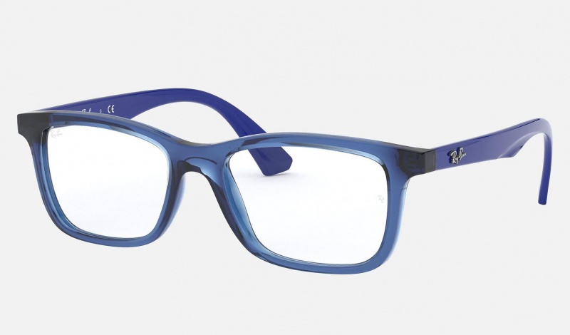 Ray Ban RB1562 Optics Kids' Eyeglasses Blue | 37940-BFDR