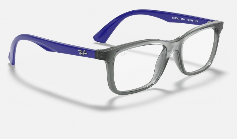 Ray Ban RB1562 Optics Kids' Eyeglasses Grey | 78640-DOYH