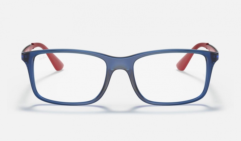 Ray Ban RB1570 Optics Kids' Eyeglasses Blue | 18246-GSKP