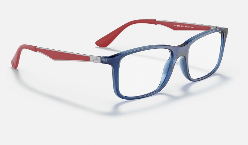 Ray Ban RB1570 Optics Kids' Eyeglasses Blue | 18246-GSKP