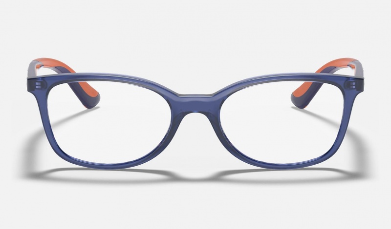 Ray Ban RB1586 Optics Kids' Eyeglasses Blue | 05391-XRPS