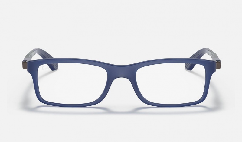 Ray Ban RB1588 Optics Kids' Eyeglasses Blue | 84791-OHUJ