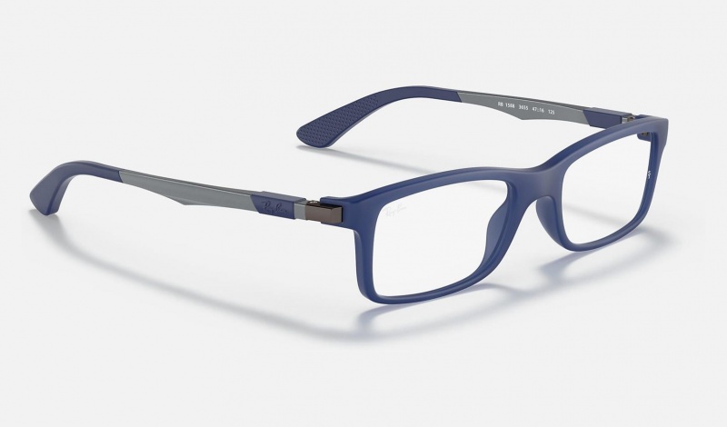 Ray Ban RB1588 Optics Kids' Eyeglasses Blue | 84791-OHUJ