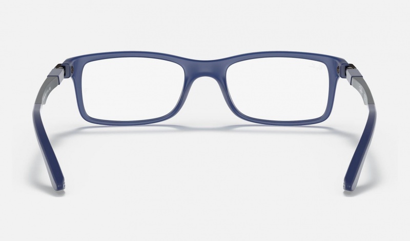 Ray Ban RB1588 Optics Kids' Eyeglasses Blue | 84791-OHUJ