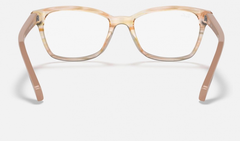 Ray Ban RB1591 Optics Kids' Eyeglasses Brown | 30529-FNVB