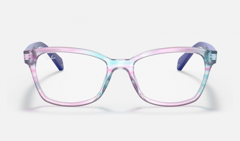 Ray Ban RB1591 Optics Kids' Eyeglasses Purple | 20984-VCPF