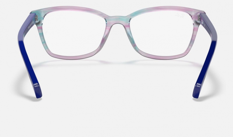 Ray Ban RB1591 Optics Kids' Eyeglasses Purple | 20984-VCPF