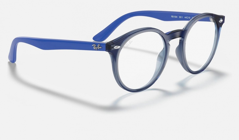 Ray Ban RB1594 Optics Kids' Eyeglasses Blue | 40139-DLEI