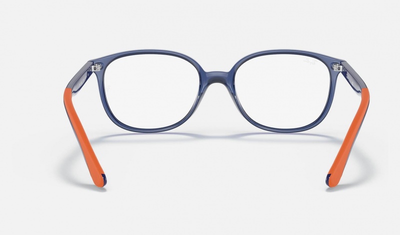 Ray Ban RB1598 Optics Kids' Eyeglasses Blue | 81759-NJKB