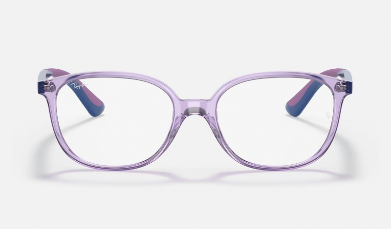 Ray Ban RB1598 Optics Kids' Eyeglasses Purple | 94682-DYWJ