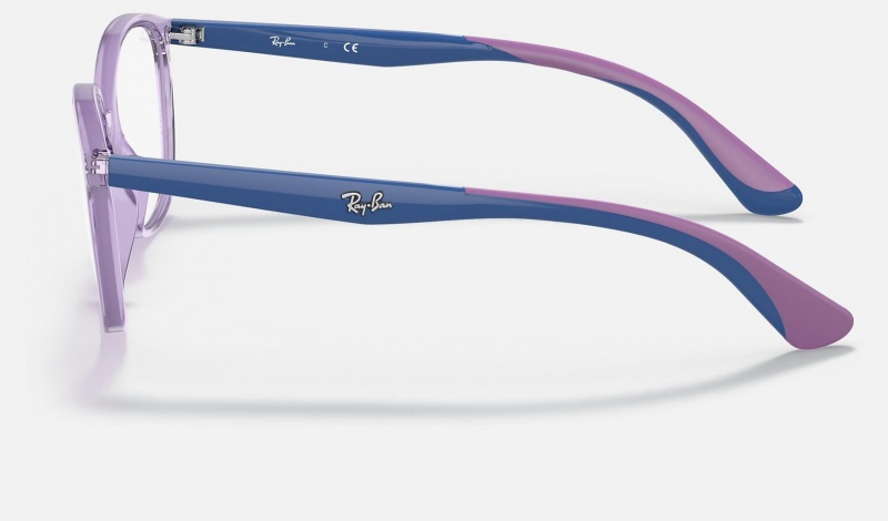 Ray Ban RB1598 Optics Kids' Eyeglasses Purple | 94682-DYWJ