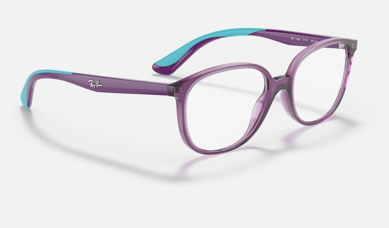 Ray Ban RB1598 Optics Kids' Eyeglasses Purple | 79863-ZJBT