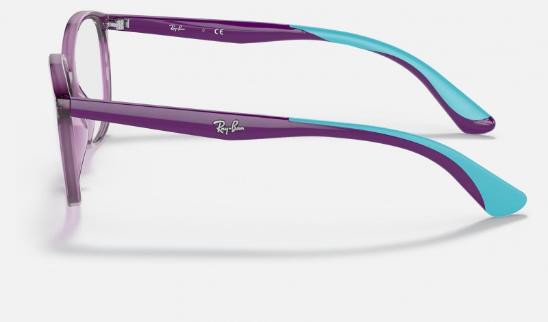 Ray Ban RB1598 Optics Kids' Eyeglasses Purple | 79863-ZJBT