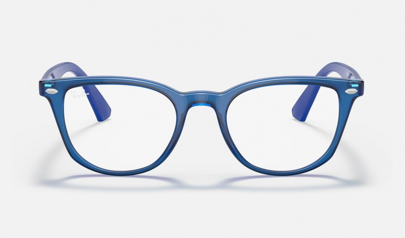 Ray Ban RB1601 Optics Kids' Eyeglasses Blue | 14536-GQNK