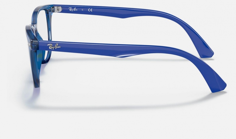 Ray Ban RB1601 Optics Kids' Eyeglasses Blue | 14536-GQNK