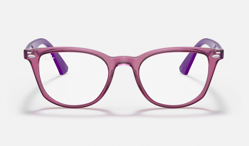 Ray Ban RB1601 Optics Kids' Eyeglasses Purple | 86350-XKMF