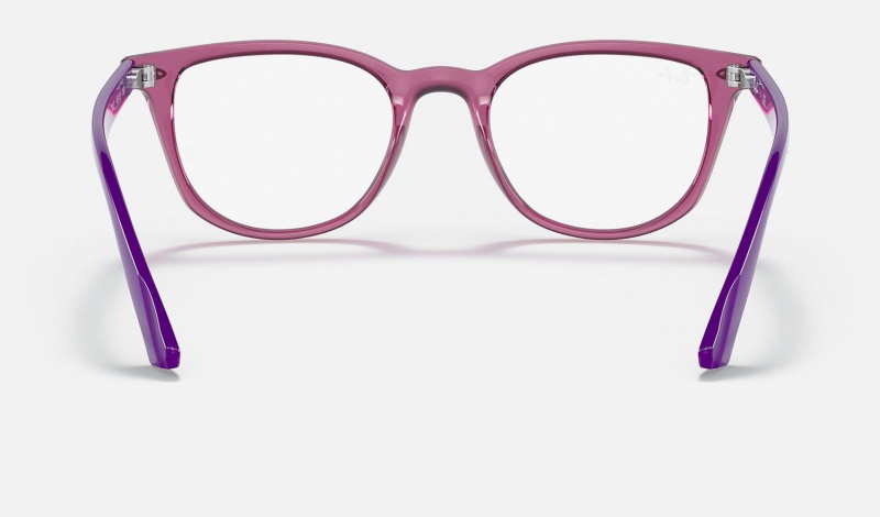 Ray Ban RB1601 Optics Kids' Eyeglasses Purple | 86350-XKMF