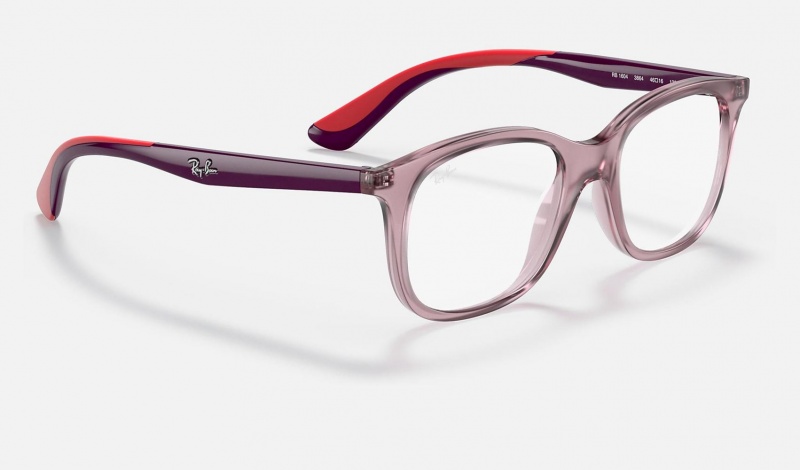 Ray Ban RB1604 Optics Kids' Eyeglasses Purple | 54783-UYKF