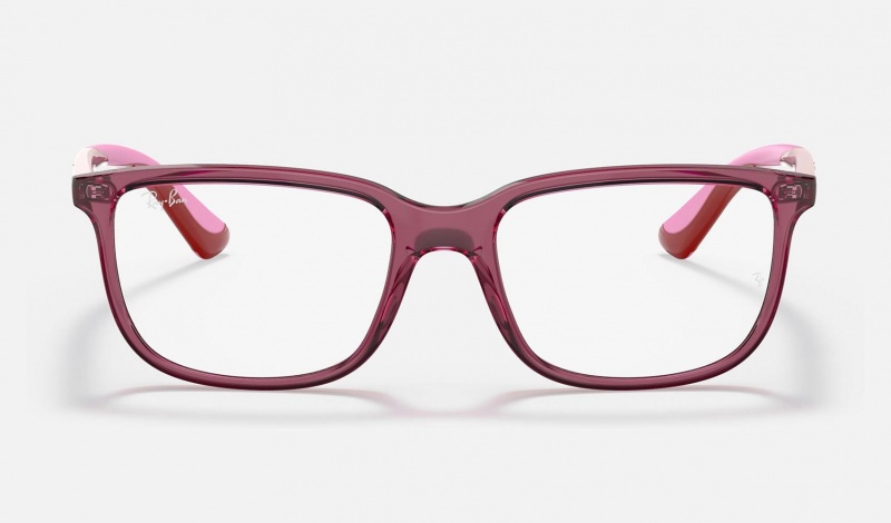 Ray Ban RB1605 Optics Kids' Eyeglasses Pink | 81035-UQCT