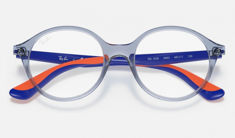 Ray Ban RB1606 Optics Kids' Eyeglasses Blue | 26941-YQAB