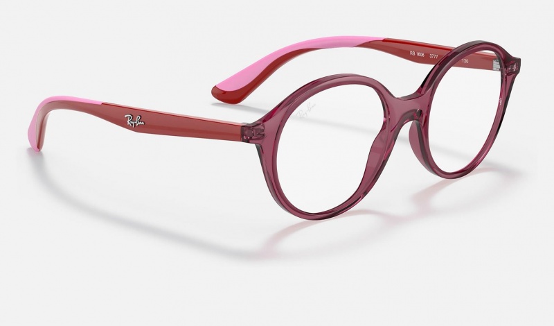 Ray Ban RB1606 Optics Kids' Eyeglasses Pink | 53760-XLFW