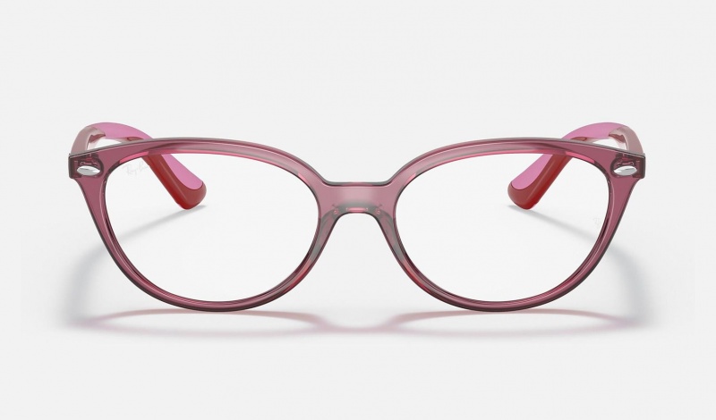 Ray Ban RB1612 Optics Kids' Eyeglasses Pink | 98127-KWMV