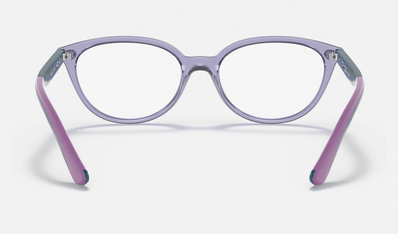 Ray Ban RB1612 Optics Kids' Eyeglasses Purple | 21658-GQSP