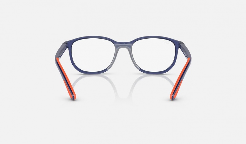 Ray Ban RB1619 Optics Kids' Eyeglasses Blue | 63842-DAQO